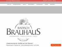 badisch-brauhaus.de Webseite Vorschau