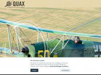 quax-flieger.de Webseite Vorschau