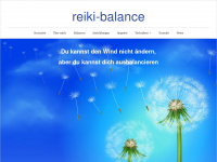 reiki-balance.ch Webseite Vorschau