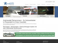 reinersmann-autohandel.de Webseite Vorschau