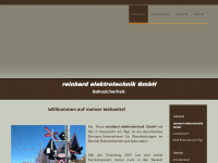 reinhard-elektrotechnik.ch Webseite Vorschau