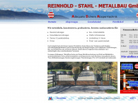 reinhold-stahlmetallbau.de Webseite Vorschau