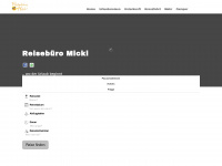reisebuero-micki.de Webseite Vorschau