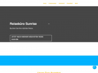 reisebuero-sunrise.de Webseite Vorschau