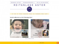 reitanlage-astor.de Webseite Vorschau
