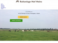 reitanlage-heins.de Webseite Vorschau