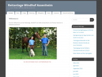 reitanlage-windhof.de Webseite Vorschau