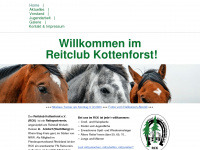 reitclub-kottenforst.de Webseite Vorschau
