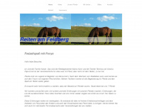 reiten-am-feldberg.de Webseite Vorschau