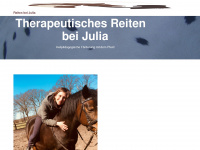 reiten-bei-julia.de Webseite Vorschau