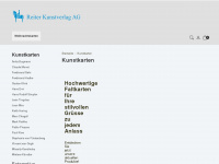 reiter-kunstverlag.ch Webseite Vorschau