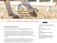 reiterfreunde-liedolsheim.de Webseite Vorschau