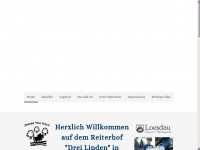 reiterhof-drei-linden.de Webseite Vorschau