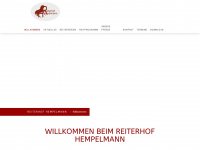 reiterhof-hempelmann.de Webseite Vorschau