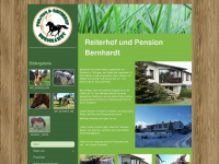 reiterhof-pension-bernhardt.de Webseite Vorschau