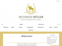 reiterhof-pension-mueller.de Webseite Vorschau