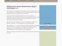 reiterverein-bayer-uerdingen.de Webseite Vorschau