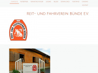 reiterverein-buende.de Webseite Vorschau