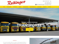 reitinger-transporte.at Webseite Vorschau