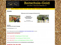 reitschule-gold.de Webseite Vorschau