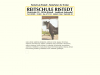 reitschule-ristedt.de Webseite Vorschau