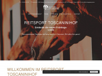 reitsport-toscaninihof.at Webseite Vorschau