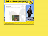 reitstall-galoppsprung.de Webseite Vorschau