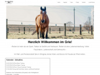 reitstall-grie.ch Webseite Vorschau