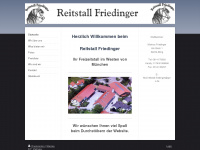 reitstall-friedinger.de Webseite Vorschau