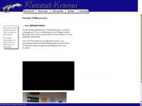 reitstall-kraemer.de Webseite Vorschau