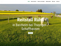 reitstall-ruehli.ch Webseite Vorschau