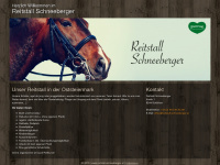 reitstall-schneeberger.at Webseite Vorschau