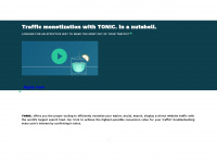 tonic.com Webseite Vorschau