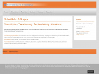 e-scripta.de Webseite Vorschau