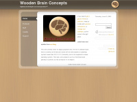 woodenbrain.com Webseite Vorschau