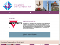 cvjm-ruit.de Webseite Vorschau