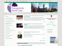 calw-evangelisch.de Webseite Vorschau