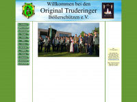 original-truderinger-böllerschützen.de Webseite Vorschau
