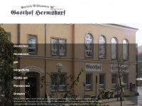 hermsdorfer-gasthof.de Webseite Vorschau
