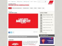region-leipzig.dgb.de Webseite Vorschau