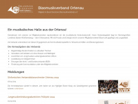 blasmusikverband-ortenau.de Webseite Vorschau