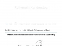 reitverein-kandersteg.ch Webseite Vorschau