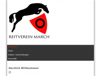 reitverein-march.ch Webseite Vorschau