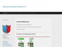 reitverein-seeth-ekholt.de Webseite Vorschau