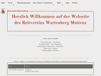 reitverein-wartenberg.ch Webseite Vorschau