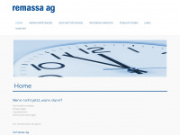 remassa.ch Webseite Vorschau