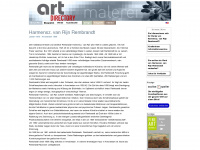 rembrandt-radierung.de Webseite Vorschau