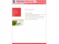 remer-heizungen.ch Webseite Vorschau