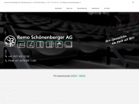 remo-schoenenberger.ch Webseite Vorschau