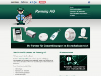 remsig.ch Webseite Vorschau